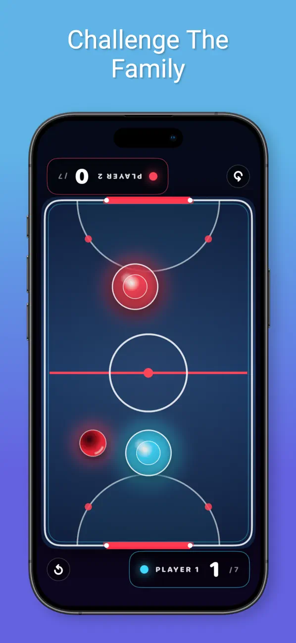 Screenshot #2 pour Air Hockey (63d507)