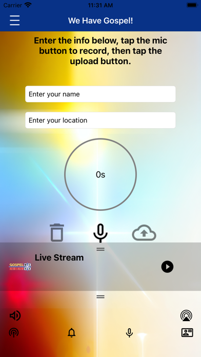App screenshot