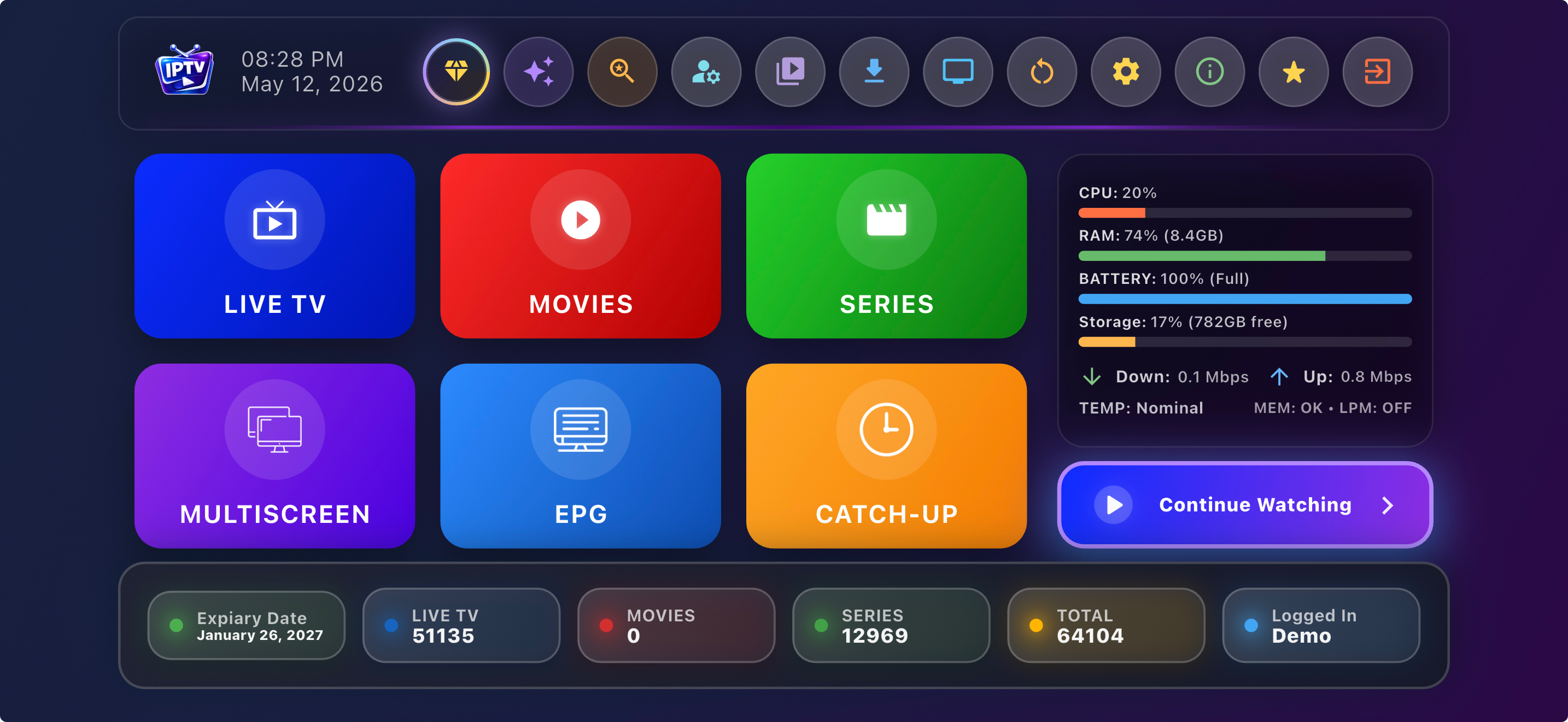 Smarter IPTV Stream: LiveTV