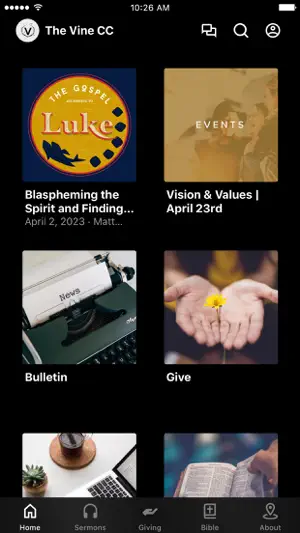 The Vine Community Church App screenshot 1