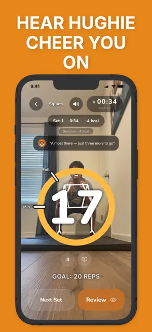 Hughie: Workout Companion screenshot 2