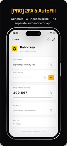 RabbitKey: Password Manager Screenshot 2 of 5