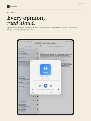 SCOTUSWatch Screenshot 6