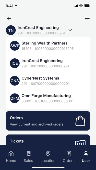 SRM 360 Customer Portal iPhone screenshot 3 - Business app