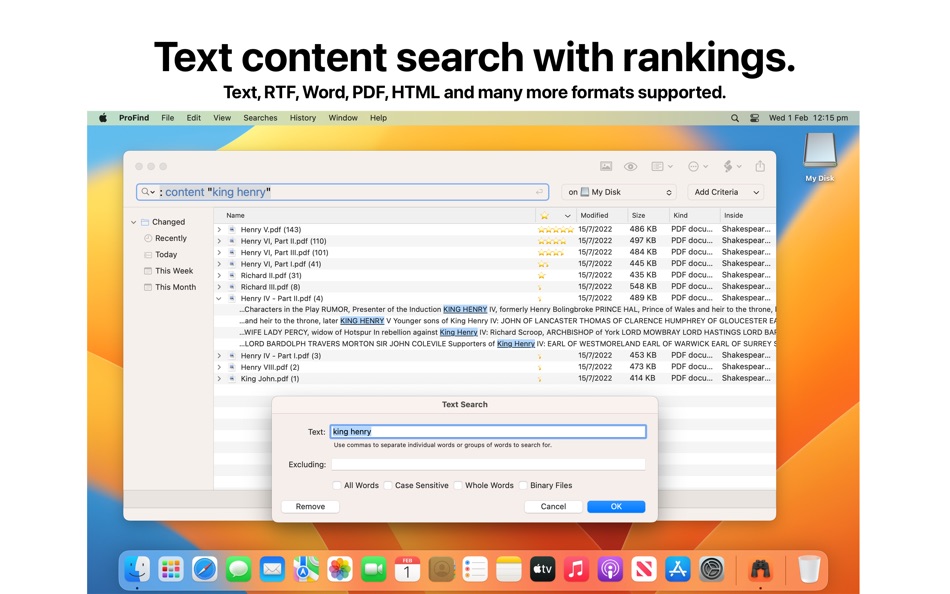 #3. ProFind (macOS) 由: Ross Tulloch