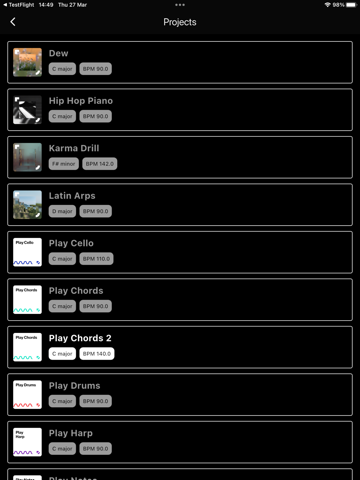 CMPSR Swipe iPad screenshot