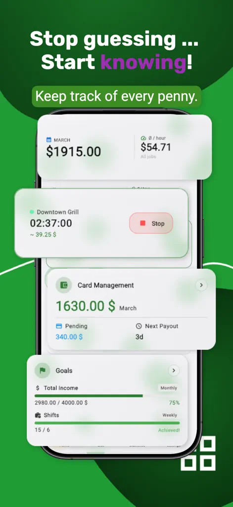 TipIsServed: Tip Tracker - Finance App | MWM