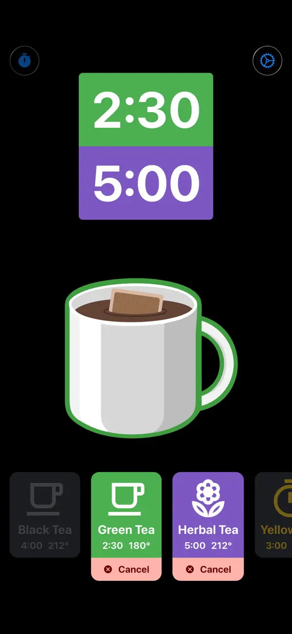 Screenshot #2 pour Cuppa - Tea Timer