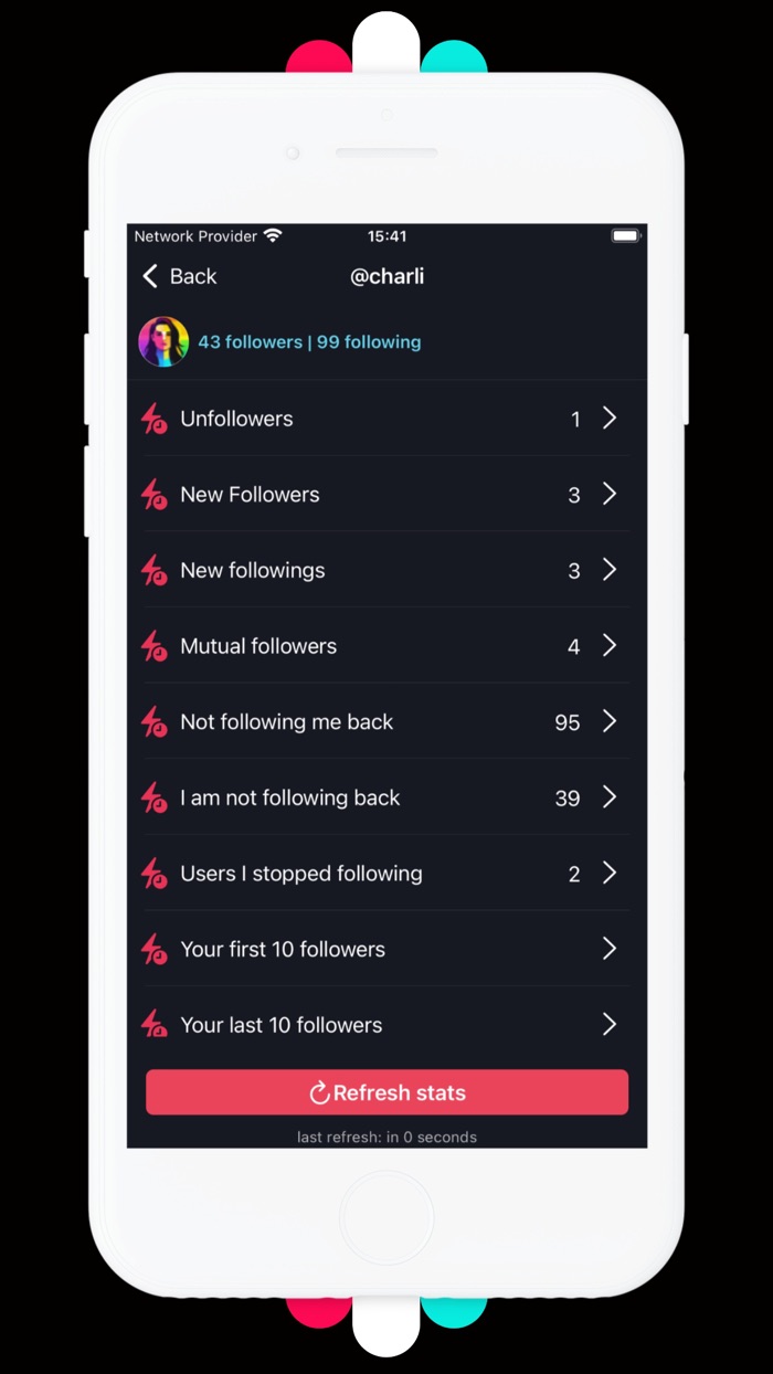 Unfollowers stats tracker