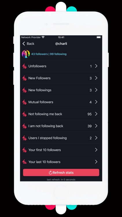 Unfollowers stats tracker