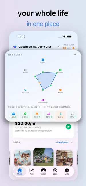 Lodestar - Goal & Life Tracker screenshot 1
