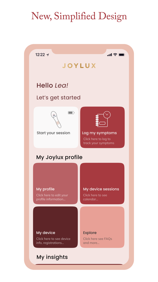 #3. Joylux Menopausal Health App (iOS) By: Joylux Inc.