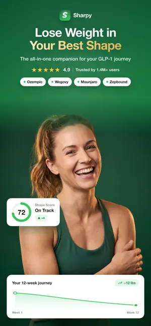 GLP Diet App: Sharpy screenshot 1