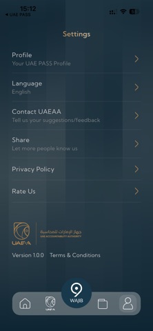 Smart UAEAA iPhone screenshot