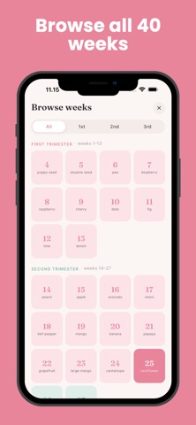Pregnancy Week Tracker: Bloom Screenshot 8 of 10