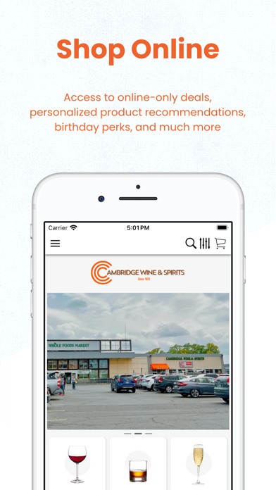 Cambridge Wine & Spirits Screenshot