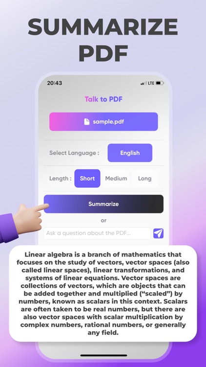 ChatPDF® - PDF & Voice Summary