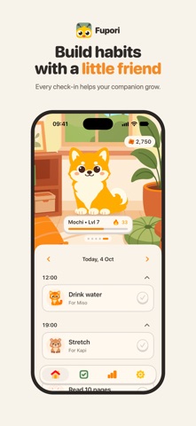 Fupori: Habit Tracker Screenshot 1 of 8