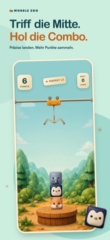 Wobble Zoo: Tiere stapeln Screenshot 4 of 8