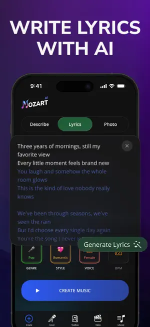 AI Song Generator: Mozart screenshot 2