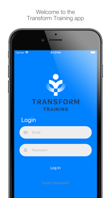 Transform Training Screenshot