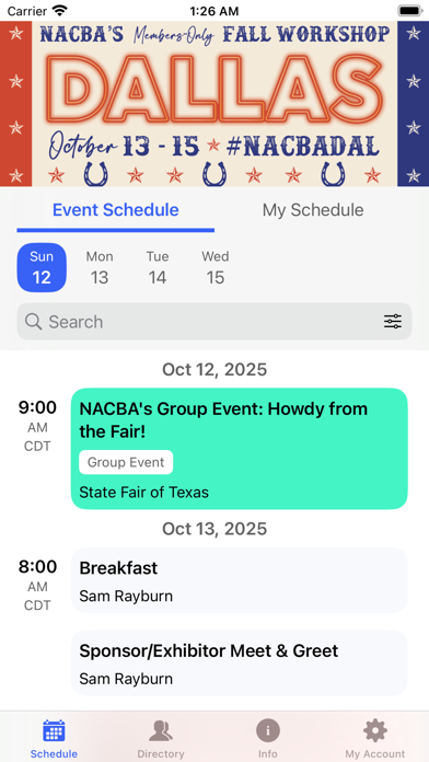 NACBADAL Screenshot