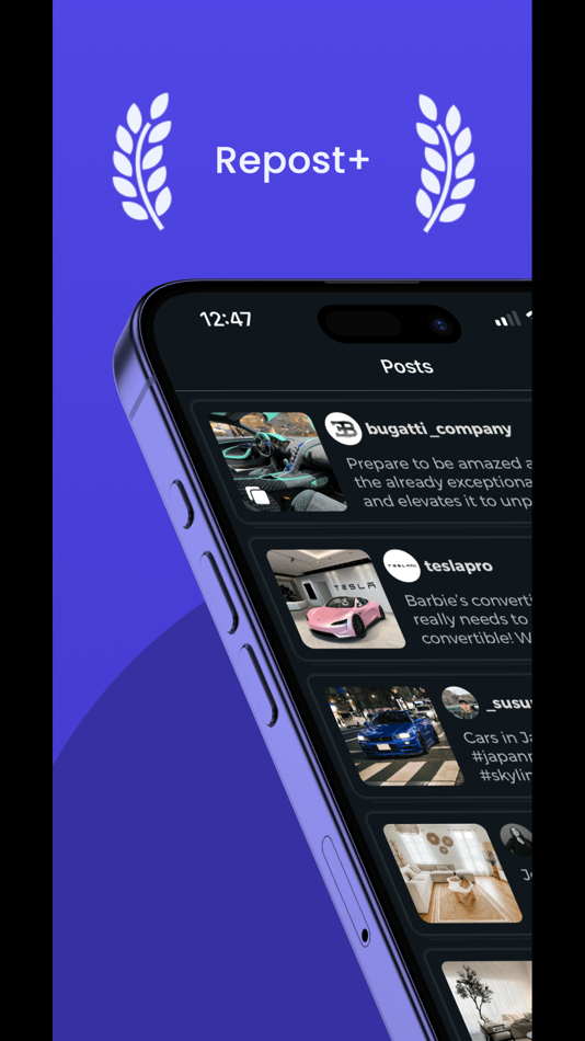 #1. Repost+ Reposter (iOS) 由: Melisa Oztrk