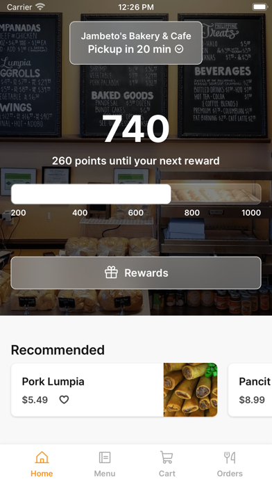 Jambeto's Bakery & Cafe Screenshot