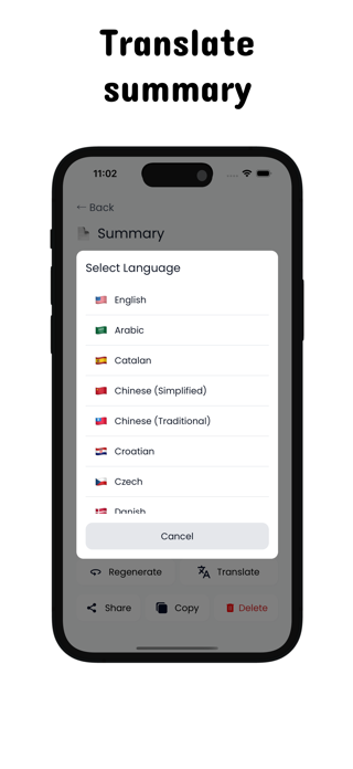 summary app - summarize ai Screenshot 4 of 4