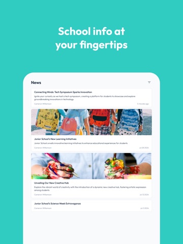 Weymouth Public Schools iPad screenshot