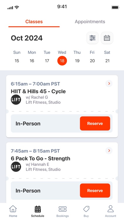 Lift Fitness App