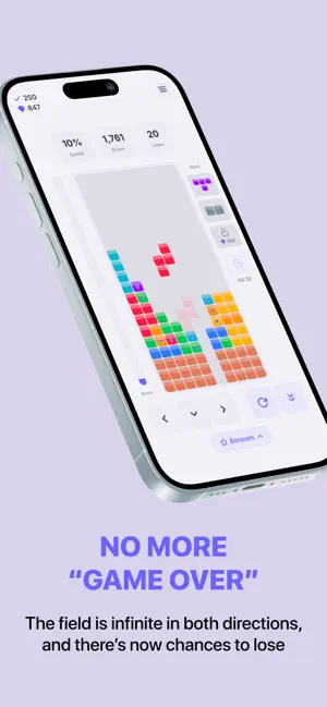 Endlix: Falling Blocks screenshot 2