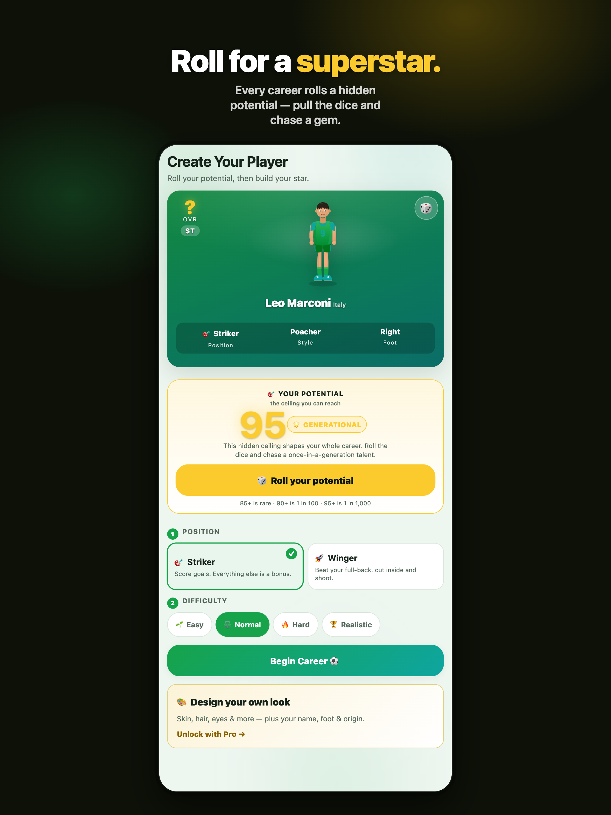 Footballer : life simulator screenshot 8