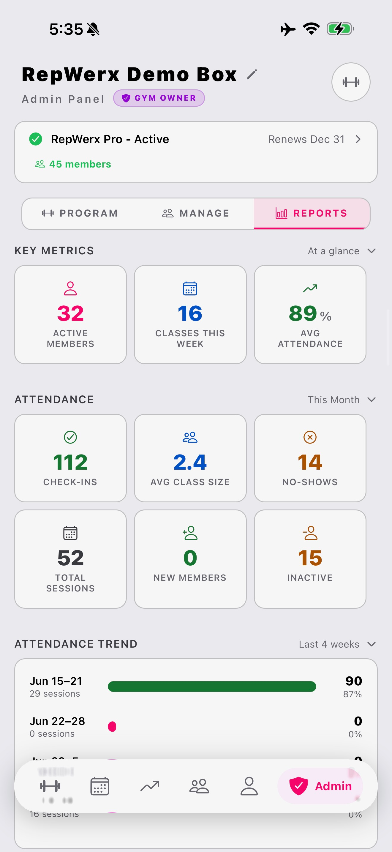 RepWerx screenshot 10