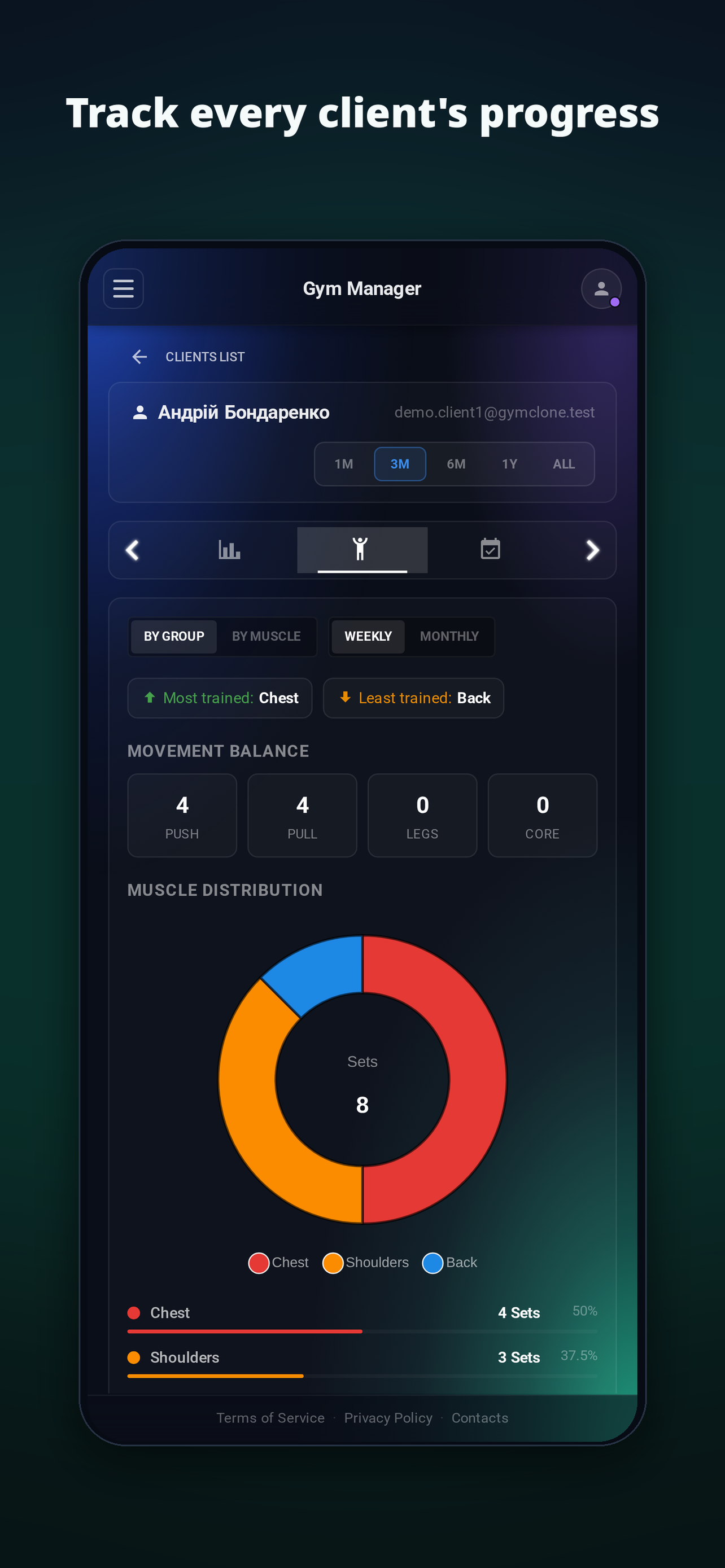 GM Gym Manager screenshot 5