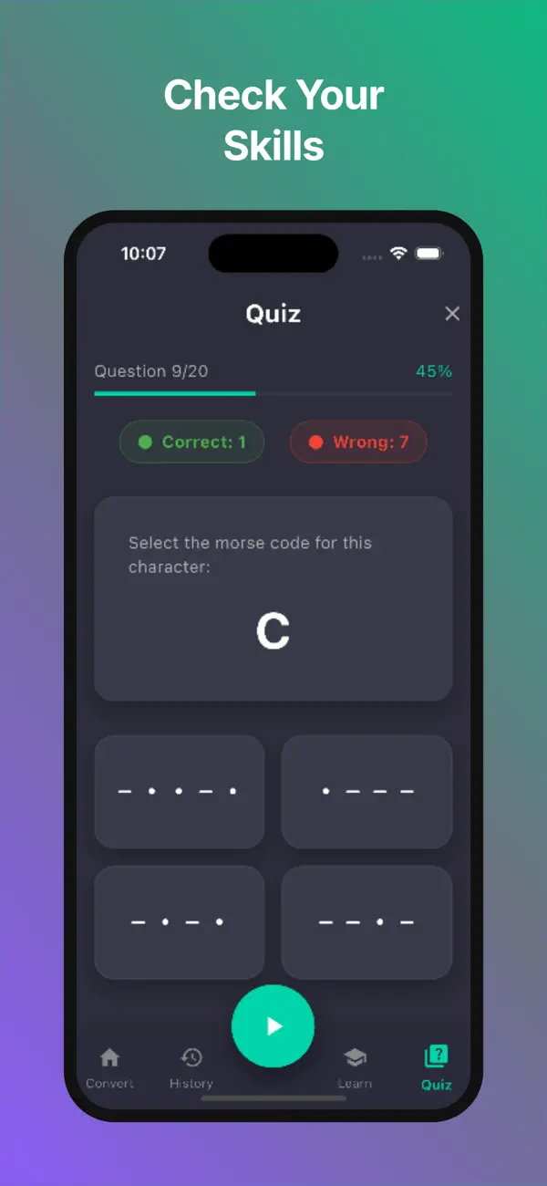#5. Morse Code Translator & Learn (iOS) Ved: ENDEVLAB