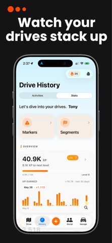 Open Road: Speed Tracker GPS のスクリーンショット