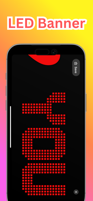 LED Banner App. Screenshot 3 of 6