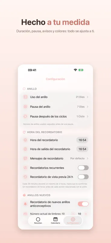 MyRing - Anillo anticonceptivo screenshot 8 of 10