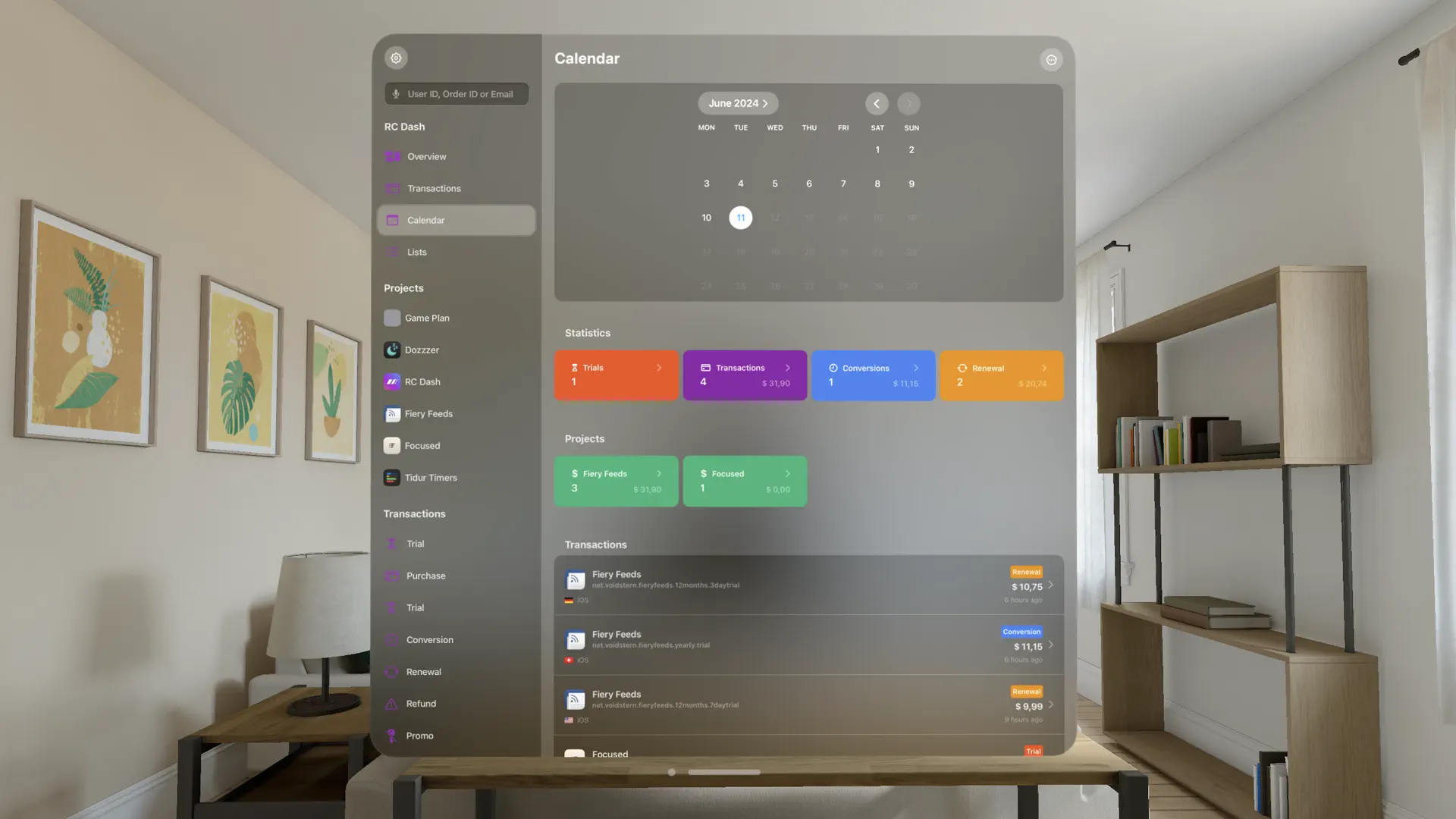 RC Dash: Sales Stats screenshot 1