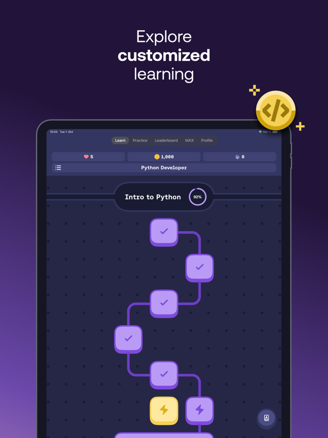 ‎Mimo: Learn Coding/Programming Screenshot