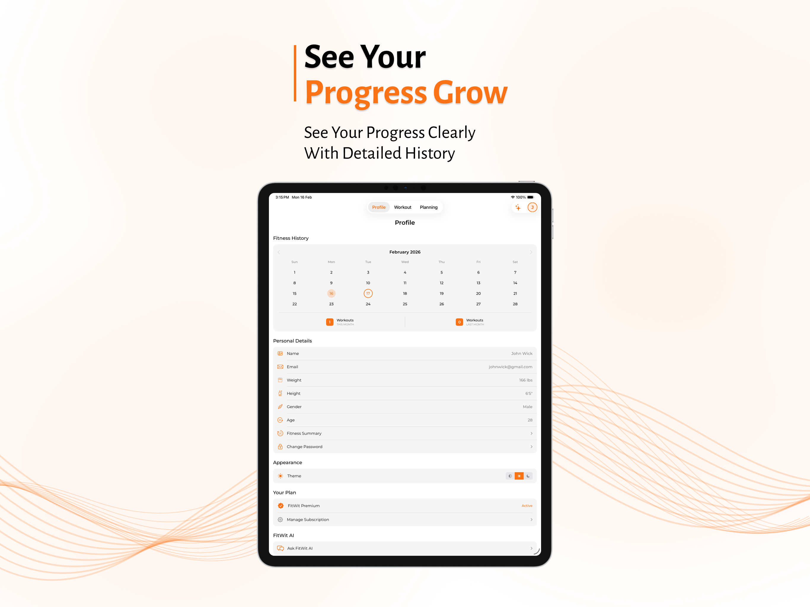 FitWit AI – Fitness & Meals screenshot 16