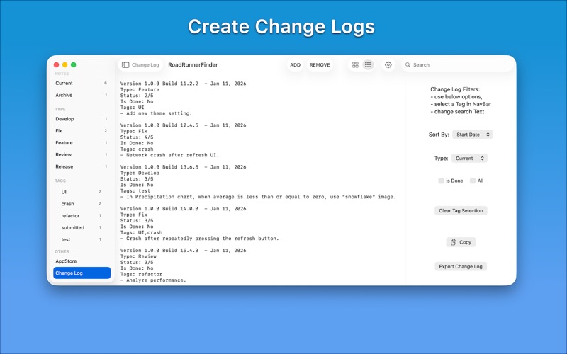App screenshot