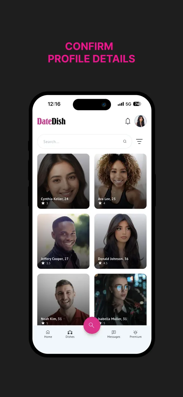 #6. DateDish (iOS) Ved: Date Dish Inc.