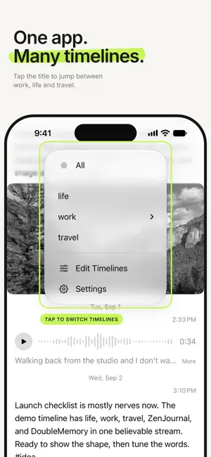 ZenJournal: Minimalist Log screenshot 2