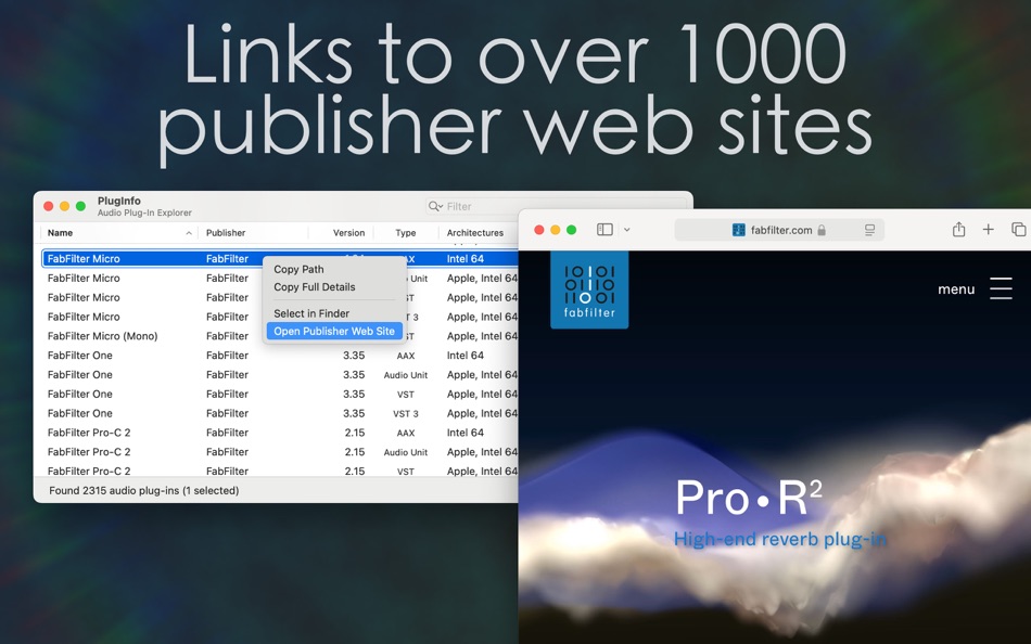 #2. PlugInfo (macOS) Ved: ThinkerSnacks LLC