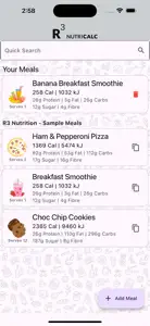 NutriCalc screenshot #1 for iPhone