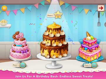 Cake Maker: DIY Dessert Game iPad screenshot