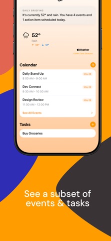 BriefDeck: Planner & Weather Screenshot 2 of 6