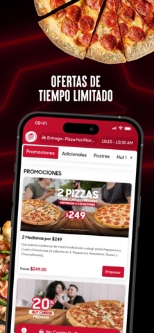 Pizza Hut Mexico iPhone screenshot 3